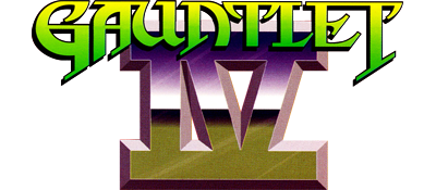 Gauntlet IV logo for Sega Mega Drive